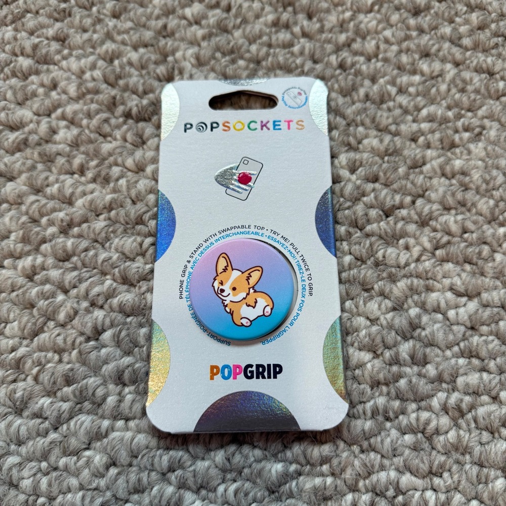 PopSockets Corgi Dog PopGrip Phone Stand and Grip‎
